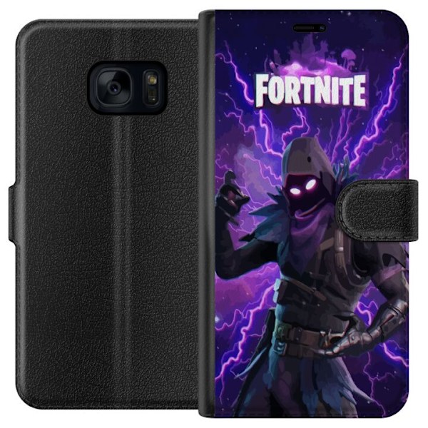 Samsung Galaxy S7 Lommeboketui Fortnite Raven
