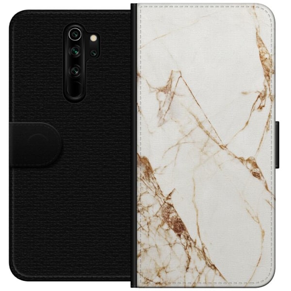 Xiaomi Redmi Note 8 Pro  Lommeboketui Hvit marmor