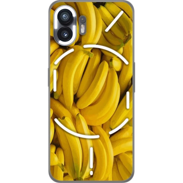 Nothing Phone (2) Genomskinligt Skal Banana Pattern – lekful