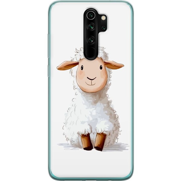 Xiaomi Redmi Note 8 Pro  Läpinäkyvä kuori Suloinen Lammas - lasten ja vauvan tuotteita sarjakuvatyyliin