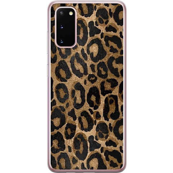 Samsung Galaxy S20 Läpinäkyvä kuori Leopard Luxe