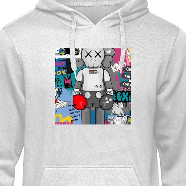 Hoodie til Voksen | Behagelig Hættetrøje Art grå XXL