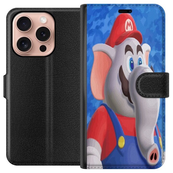 Apple iPhone 16 Pro Lommeboketui Super Mario Wonder