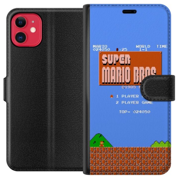 Apple iPhone 11 Lompakkokotelo Super Mario Bros
