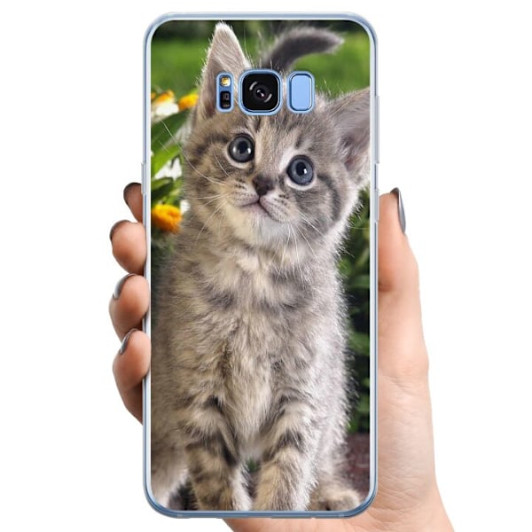 Samsung Galaxy S8+ TPU Matkapuhelimen kuori Kissa