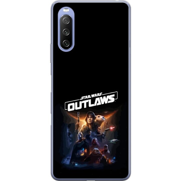 Sony Xperia 10 III Lite Genomskinligt Skal Star Wars Outlaws