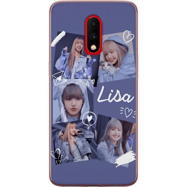 OnePlus 7 Läpinäkyvä kuori Lisa Blackpink – Aesthetic K-pop Queen