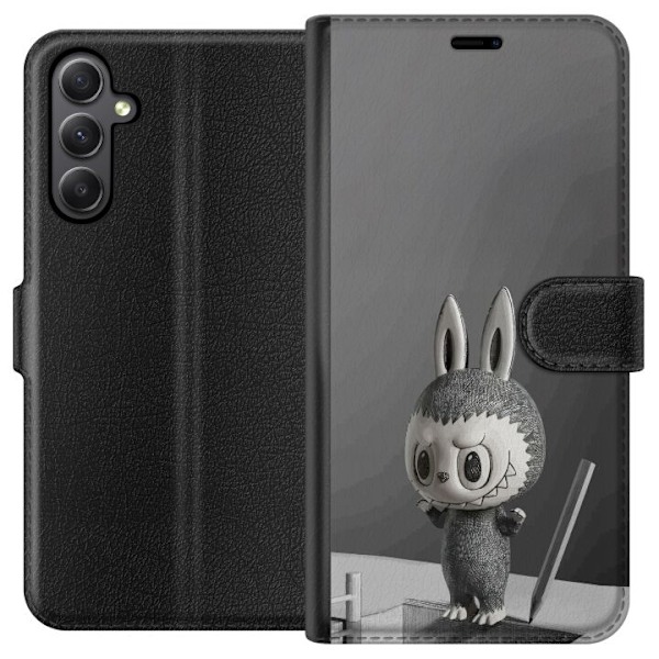 Samsung Galaxy A24 4G Tegnebogsetui Pop Mart MEGA LABUBU LABUBU Sketch 1000%