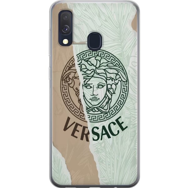 Samsung Galaxy A40 Genomskinligt Skal Versace