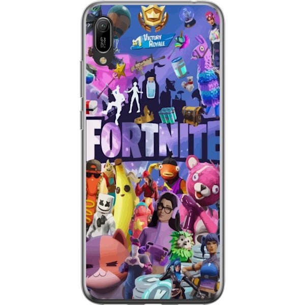 Huawei Y6 Pro (2019) Genomskinligt Skal Fortnite Skins Emotes
