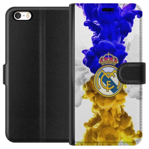 Apple iPhone 5s Lommeboketui Real Madrid Farger
