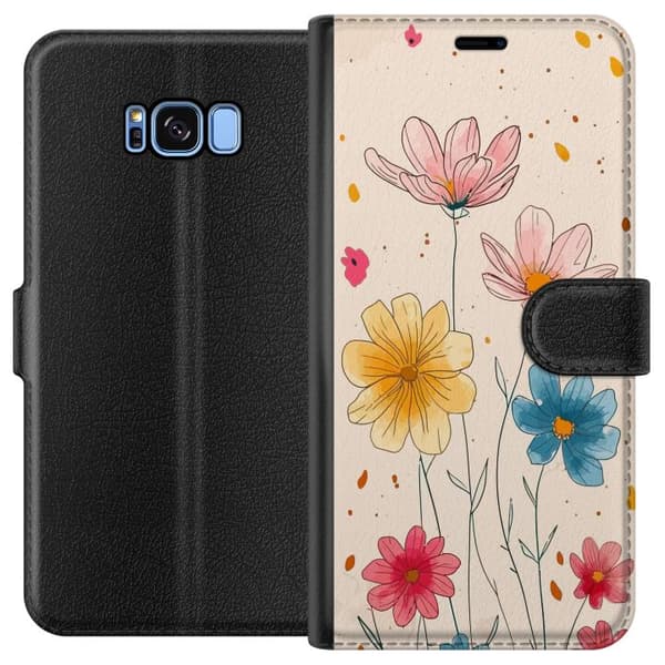 Kompatibelt Lommeboketui til Samsung Galaxy S8 Sommer