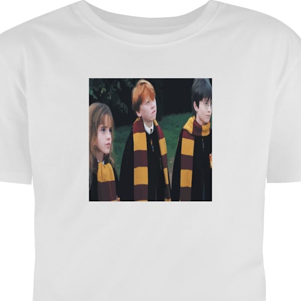 T-shirt för Vuxen | Klassisk Vuxen-T-shirt Harry Potter vit L