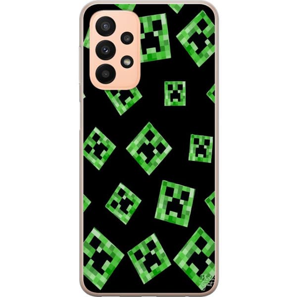 Kompatibelt Mobilskal till Samsung Galaxy A23 Minecraft
