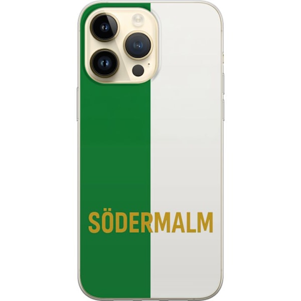 Apple iPhone 15 Pro Max Gennemsigtig cover Södermalm - fodbold