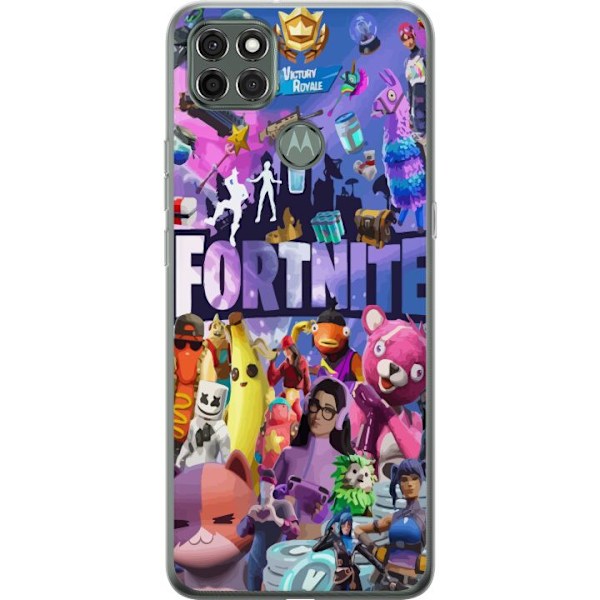 Motorola Moto G9 Power Läpinäkyvä kuori Fortnite Skins Emot