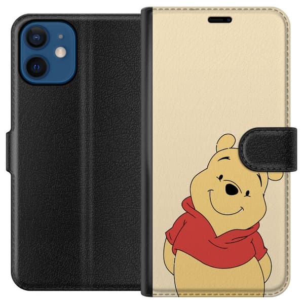 Kompatibelt Plånboksfodral till Apple iPhone 12 mini Nalle Puh
