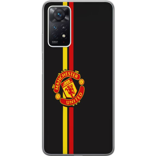 Xiaomi Redmi Note 11 Pro Gennemsigtig cover Manchester United