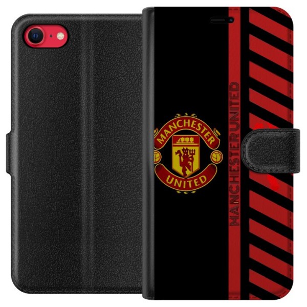 Apple iPhone 8 Plånboksfodral Manchester United