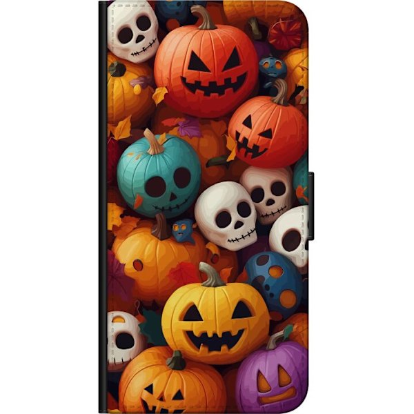 Xiaomi Mi 10 5G Lommeboketui Halloween mønster 2024