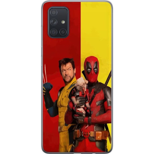 Samsung Galaxy A71 Genomskinligt Skal Deadpool & Wolverine