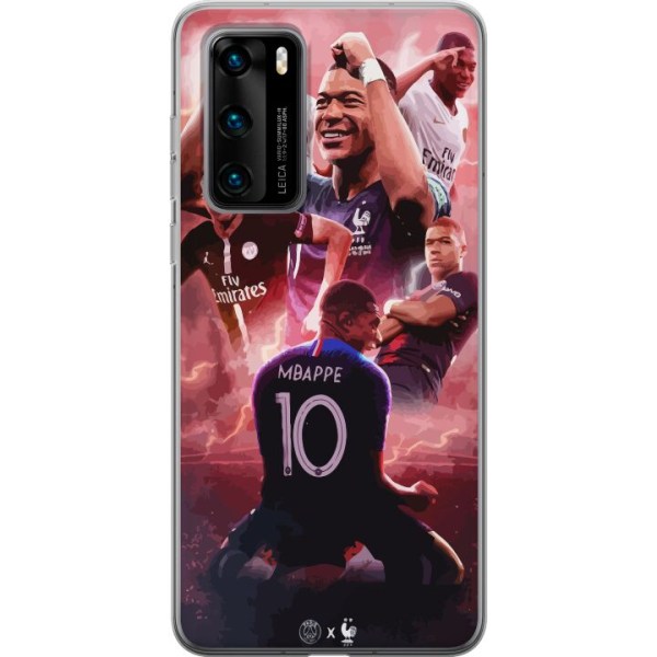Huawei P40 Gennemsigtig cover Kylian Mbappé