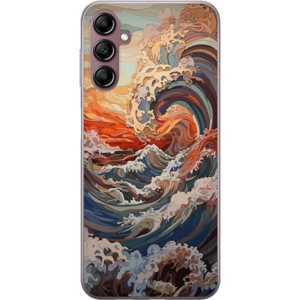 Kompatibelt Mobildeksel til Samsung Galaxy A14 5G Bølger