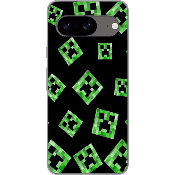 Google Pixel 8 Gennemsigtig cover Minecraft