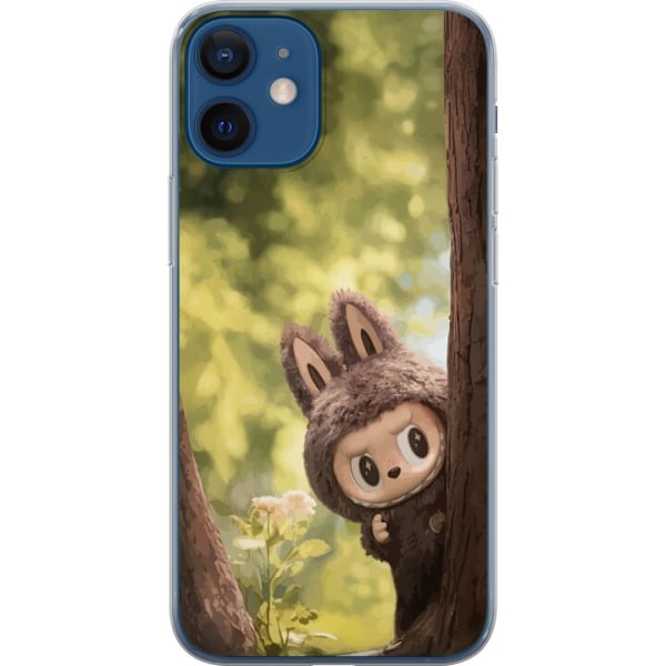 Apple iPhone 12  Läpinäkyvä kuori Labubu Graffiti Vibes – Katutaide hirviömuodossa