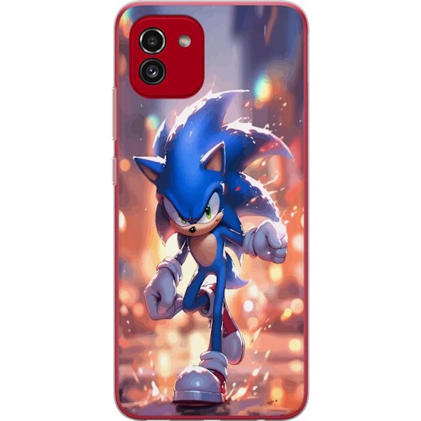 Samsung Galaxy A03 Genomskinligt Skal Sonic