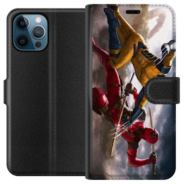 Apple iPhone 12 Pro Max Tegnebogsetui Wolverine Deadpool