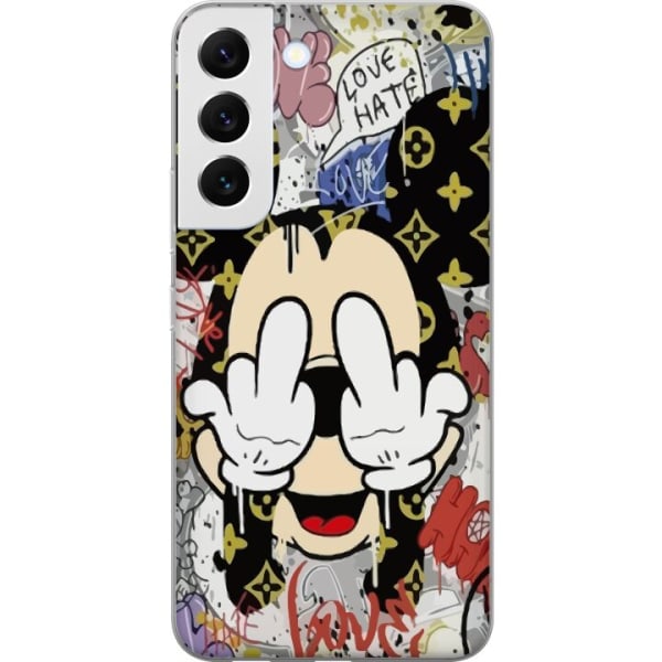 Samsung Galaxy S22 5G Gennemsigtig cover Mickey Mouse
