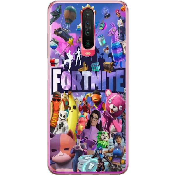 Xiaomi Redmi K30 Genomskinligt Skal Fortnite Skins Emotes Batt