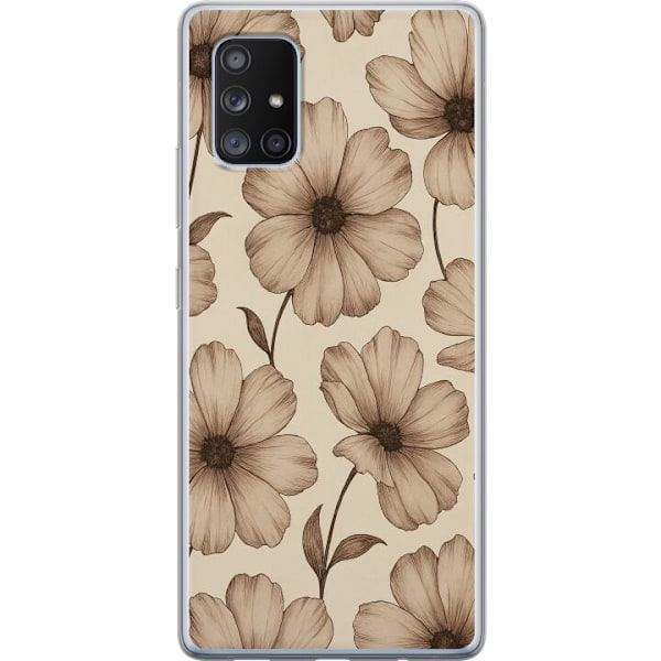 Samsung Galaxy A71 5G Genomskinligt Skal Pastel Rush