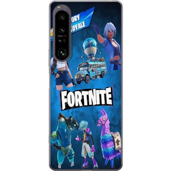 Sony Xperia 1 IV Gennemsigtig cover Fortnite