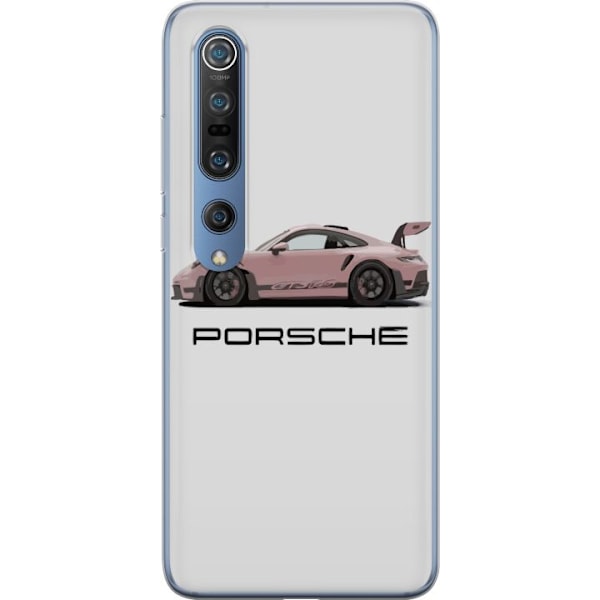 Xiaomi Mi 10 Pro 5G Gennemsigtig cover Porsche 911 Pink