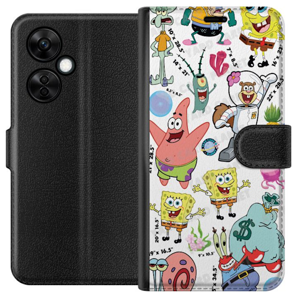 OnePlus Nord CE3 Lommeboketui SpongeBob SquarePants