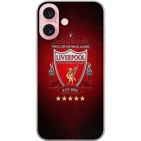 Apple iPhone 16 Gennemsigtig cover Liverpool