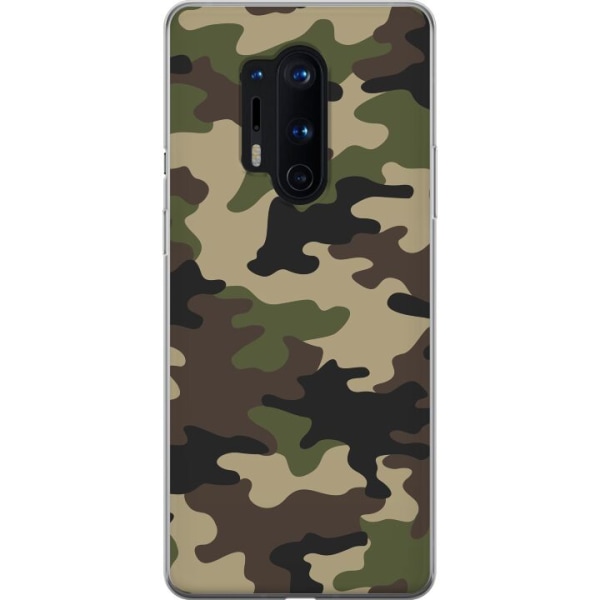 OnePlus 8 Pro Cover / Mobilcover - Militær