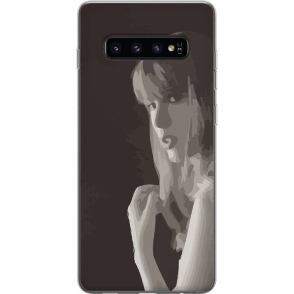Samsung Galaxy S10 Läpinäkyvä kuori Taylor Swift