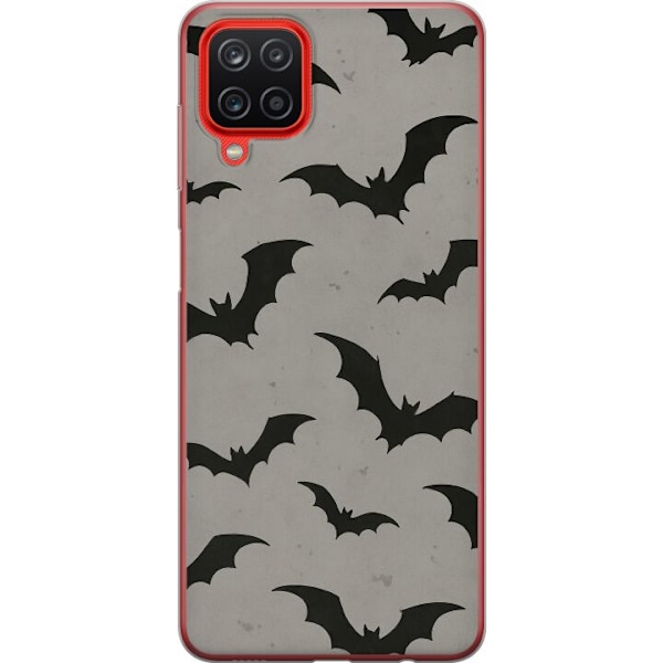 Samsung Galaxy A12 Läpinäkyvä kuori Flutterprint