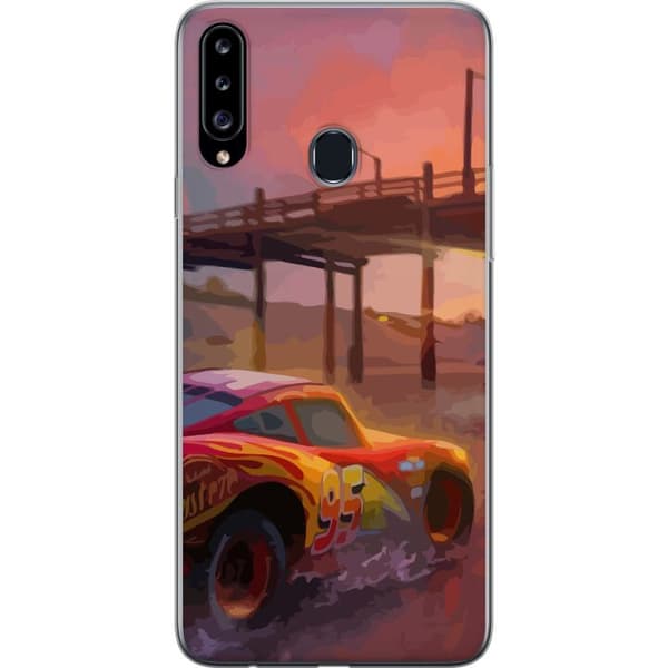 Kompatibelt Mobildeksel til Samsung Galaxy A20s Lynet McQueen