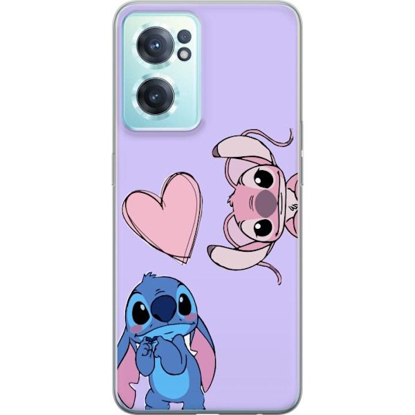 OnePlus Nord CE 2 5G Läpinäkyvä kuori Stitch Mode