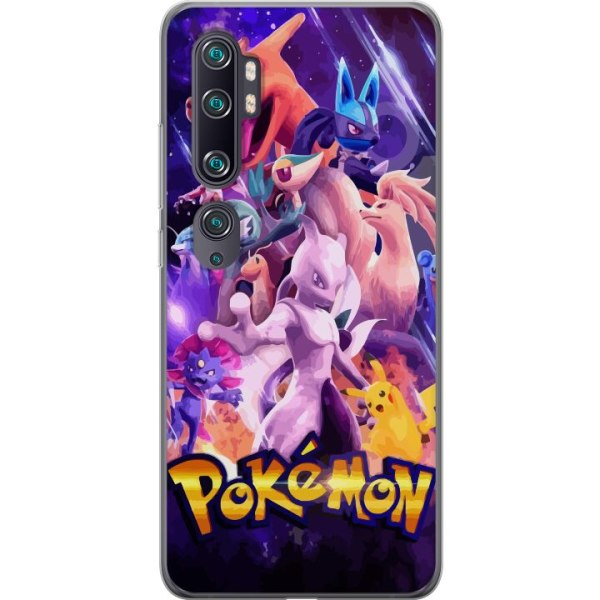 Xiaomi Mi Note 10 Gennemsigtig cover Pokémon