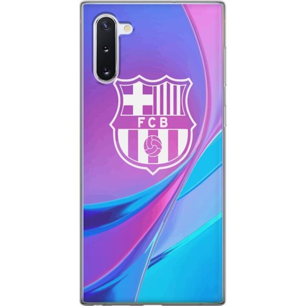 Samsung Galaxy Note10 Läpinäkyvä kuori FC Barcelona