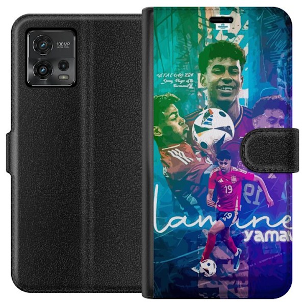 Motorola Moto G72 Lommeboketui yamal lamine