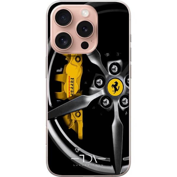 Apple iPhone 16 Pro Läpinäkyvä kuori Ferrari auto