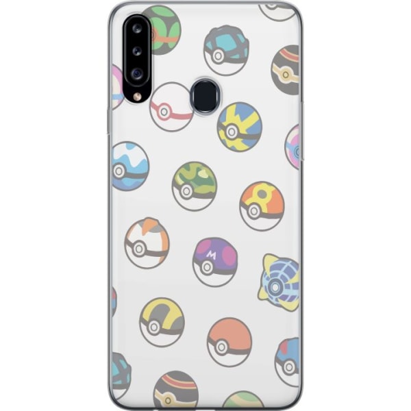 Samsung Galaxy A20s Gennemsigtig cover Pokemon