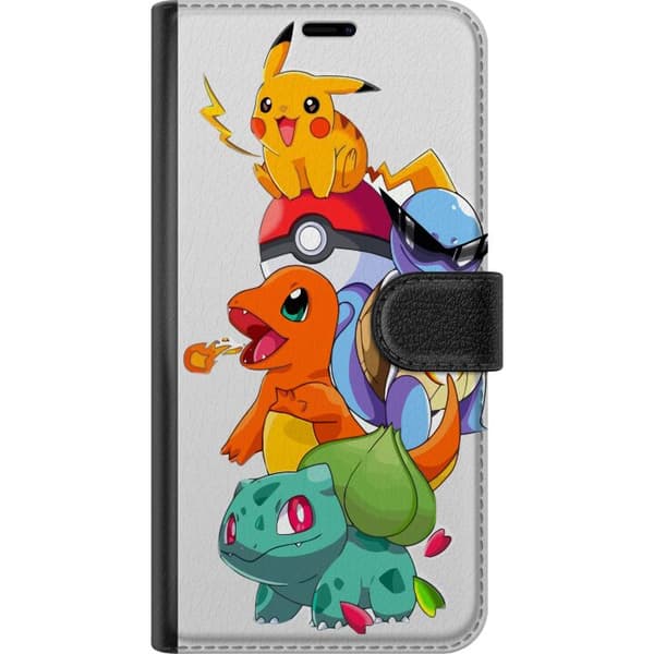 Kompatibelt Plånboksfodral till Apple iPhone 6 Pokémon Pikachu Charmander Squirtle Bulbasaur stack färgglad Pokémon illustration