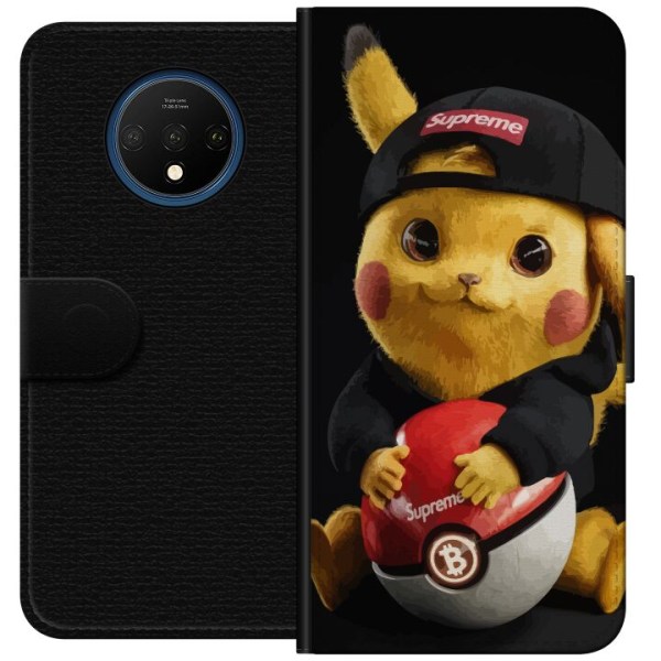 OnePlus 7T Tegnebogsetui Pikachu Supreme